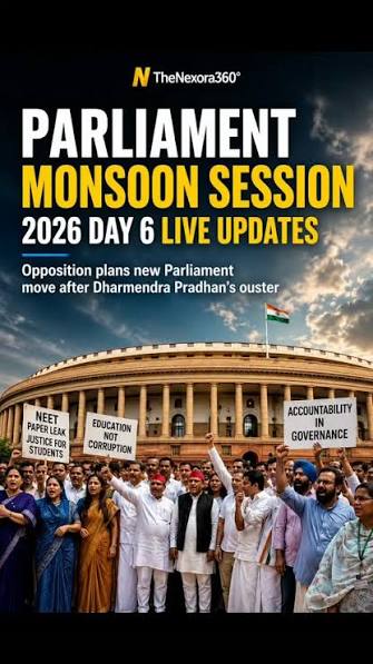 NDA vs Opposition Latest News: Parliament Monsoon Session 2026